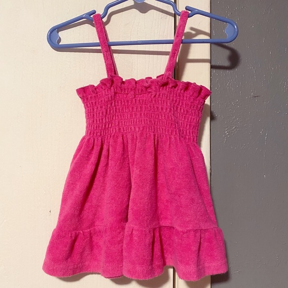 Pink Ruffled Kids Dress - Picture 2 of 5